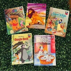 Vintage 90’s Disney x Wonderful World of Reading books